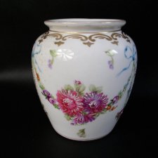wazon retro ręcznie malowany antyk