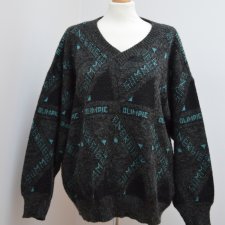 sweter vintage oversize
