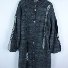 Tania Scott Mabon sweter wool vintage / 3XL