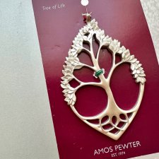 Amos Pewter Handcrafted Ornaments- Tree of Life  ❤ Zawieszka