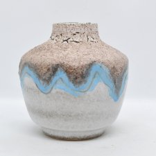 Ceramiczny wazon VEB Haldensleben, Niemcy, lata 70.