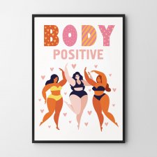 Plakat Body Positive - format A4