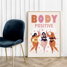 Plakat Body Positive - format 50x70 cm