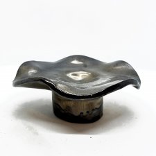 Ceramiczny, ręcznie formowany świecznik, Czechy 1992 rok.