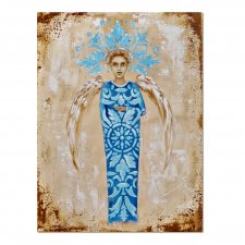 Anioł Aylin, oryginalny obraz ręcznie malowany na płótnie