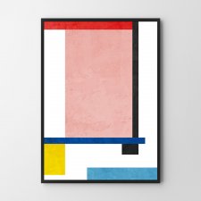 Plakat Bauhaus geometria 40x50 cm