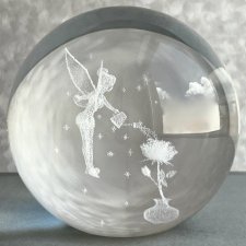 Fairy Art Glass Paperweight ❀ڿڰۣ❀ Przycisk do papieru