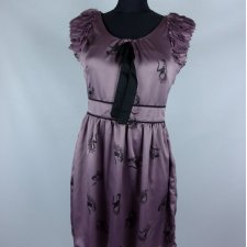 People's Market satynowa sukienka mini / XS