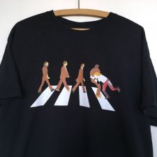 Koszulka Vintage The Beatles i Hulk Hogan Parodia Unikat
