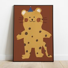 Plakat Plakat 42 x 59,4 cm Baby leopard
