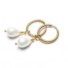 Pearls [white] perły vol. 19 - kolczyki