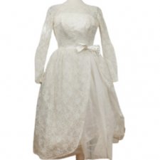 Suknia ślubna vintage retro lata 50 koronkowa