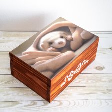 Pudełko drewniane - Tchórzofretka