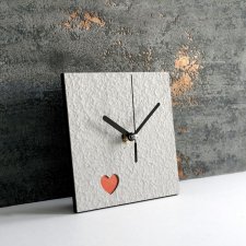 Zegar z sercem - prezent na pierwszą rocznicę ślubu