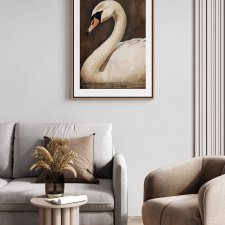 Plakat Łabędź ptak 40x50 cm