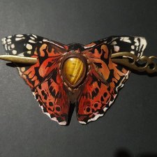 spinka do włosów - motyl Paź Królowej