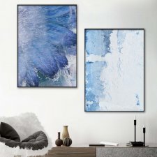 Zestaw plakatów - 30x40 cm niebieska natura