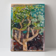 Obraz wydruk płótnie 50x70 cm - Deszczowe drzewo