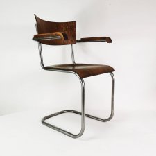 Krzesło S43 proj. M. Stam dla Robert Slezak, Czechosłowacja, lata 30.
