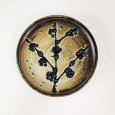 Ścienny ceramiczny talerz, patera, Dania, lata 60.