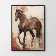 Plakat koń konie - format 30x40 cm