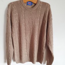 sweter vintage z wełną M unisex