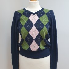 sweter w romby H&M 36/S