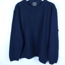 Burton granatowy sweter akryl / XL