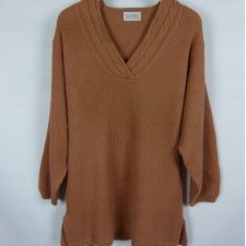Young Fashion dłuższy sweter akryl 10 / 12 - L