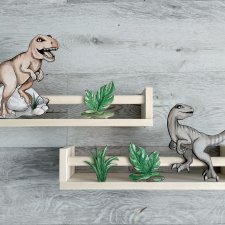 Półki na książki - dinozaury - zestaw