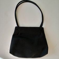 Lancome* czarna elegancka mała torebka