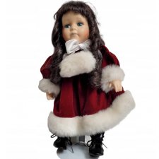 Ceramiczna lalka Wendy zimowa