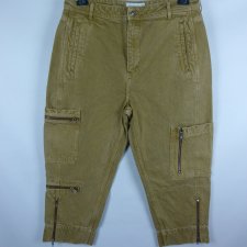 Topshop spodnie damskie jeans cargo 7/8 - W36 / L30 pas 94 cm