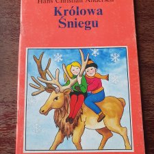 STARE bajki Królowa śniegu książka vintage 1993