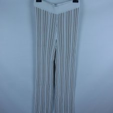 ZARA prążkowane spodnie legginsy szeroka nogawka M mex. 28