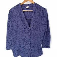 Fioletowa bluzka vintage 40 L