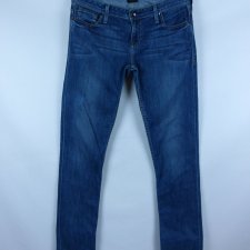 Emporio Armani skinny spodnie jeans proste nogawki / 30