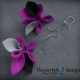 Black Grey Fuchsia-Bi�uteria Autorska