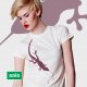 bawe�na organiczna / ekologiczna T-shirt damski