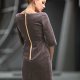 Velour dress 40, szara
