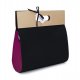 Torebka filcowa Big Black&Pink