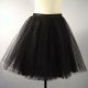 Sp�dnica tiulowa S031 czarna w kropki