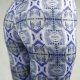 TEMPLE CORNFLOWER PATTERN LEGGINGS