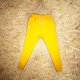 LONG PANTS UNISEX 2 BUTTONS spodnie dresowe długie - Żółte