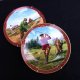 Royal Worcester Golf kolekcjonerski talerz porcelanowy