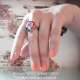 PAWIE OCZKO || kolorowy pierścionek z grafiką i szkłem