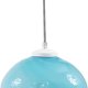lampa wisząca szklana MEDUSE mystic turquoise