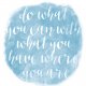 Plakat DO WHAT YOU CAN (...) - A3