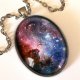 Carina Nebula - duże kolczyki wiszące - Egginegg