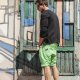 Button drill short pants krótkie spodenki zielone